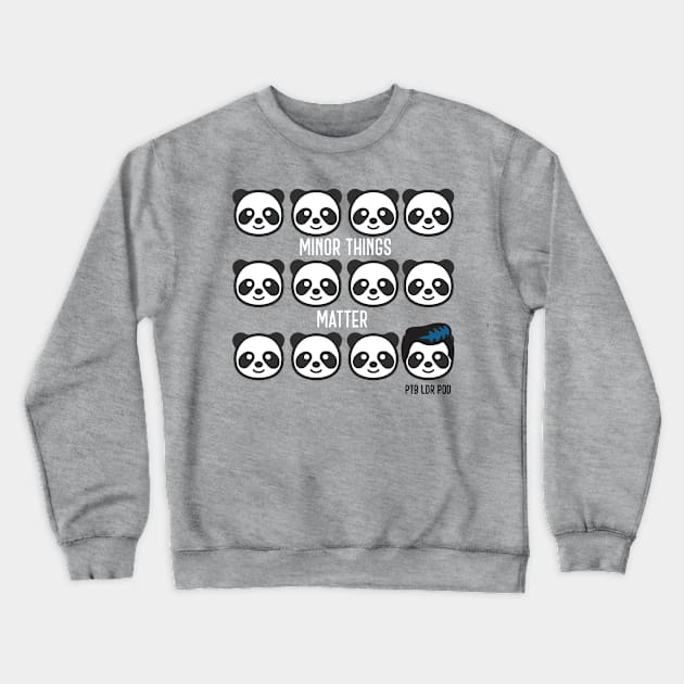 Minor Things Matter - Kids Panda Crewneck Sweatshirt by PassingTheBaton